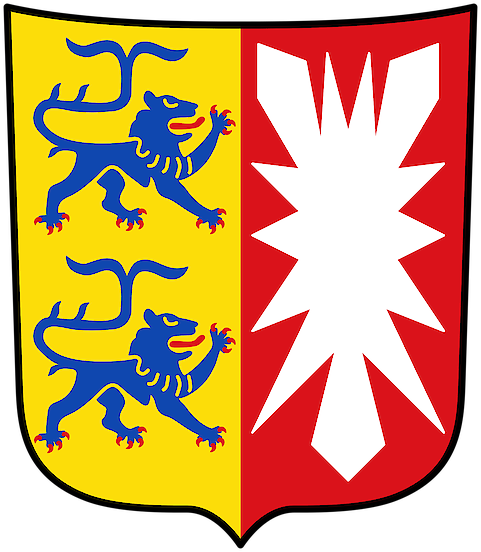 Wappen des Bundeslandes Schleswig-Holstein
